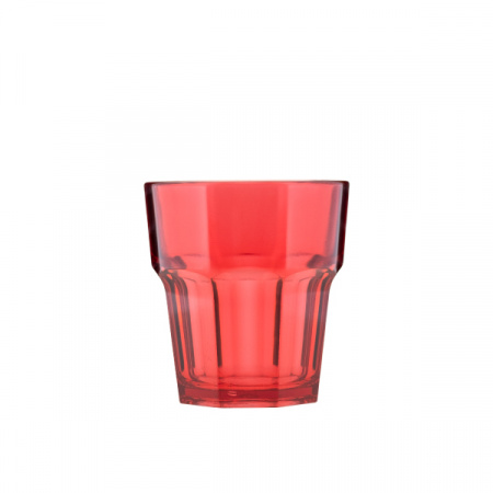 Стакан 250 мл, поликарбонат, красный