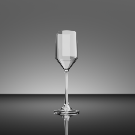 Бокал для вина/шампанского 190 мл, поликарбонат прозрачный