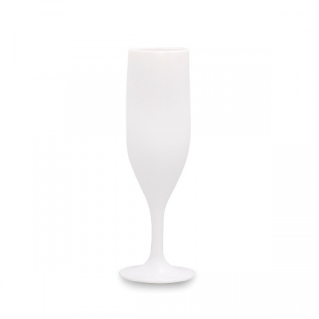 Бокал для шампанского 180 мл, поликарбонат, белый