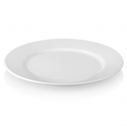 Тарелка 17 см, поликарбонат, белый