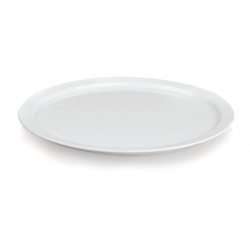 Тарелка для пиццы 32 см, поликарбонат, белый