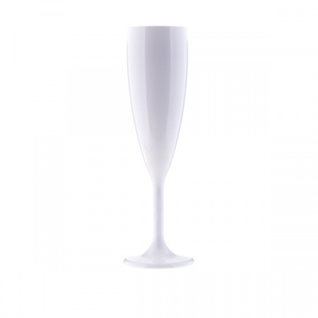 Бокал для шампанского 180 мл, поликарбонат, белый