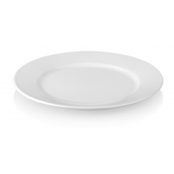 Тарелка 23 см, поликарбонат, белый
