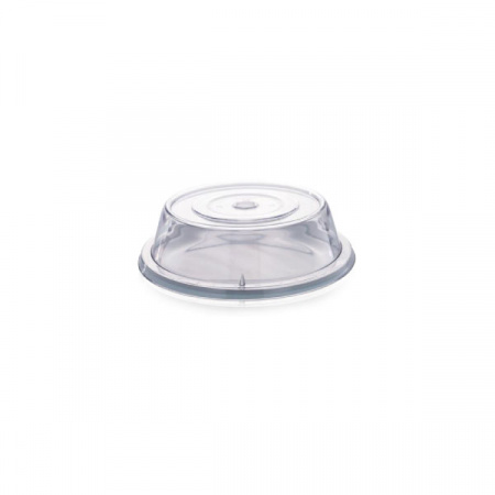 Крышка для тарелки 26 см, поликарбонат, прозрачный